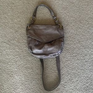 Silvery Gray Fossil Purse